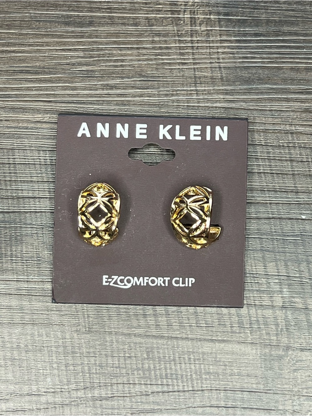 Brand New Anne Klein E-2 Comfort Clip-On Earrings